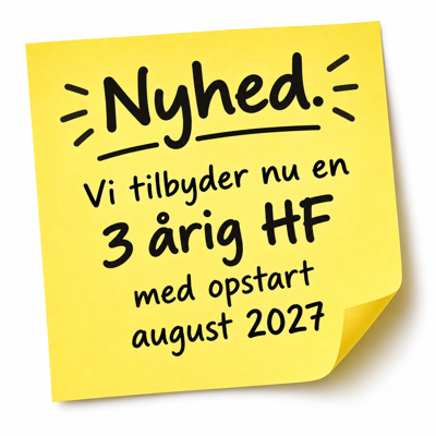 VUC Vest tilbyder nu 3 årig HF